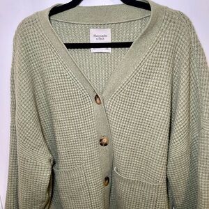 NWOT Abercrombie Wool Blend Cardigan
